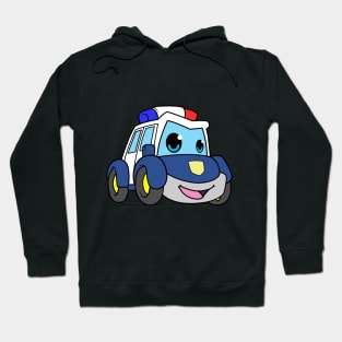 Funny police car Hoodie